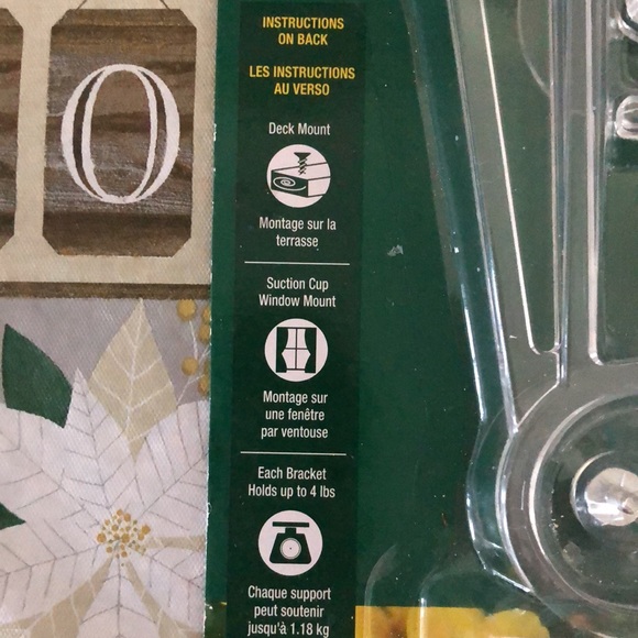 🛍️ Bird Feeder Mounting Brackets Nwt - Picture 2 of 7